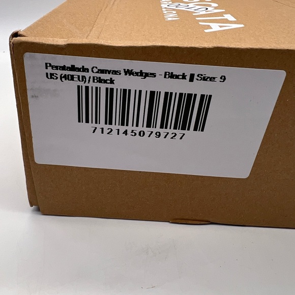 Viscata Peratallada Espadrille Canvas Wedges Spain Handmade 3 ½” Heel Women's 9 - Picture 14 of 16